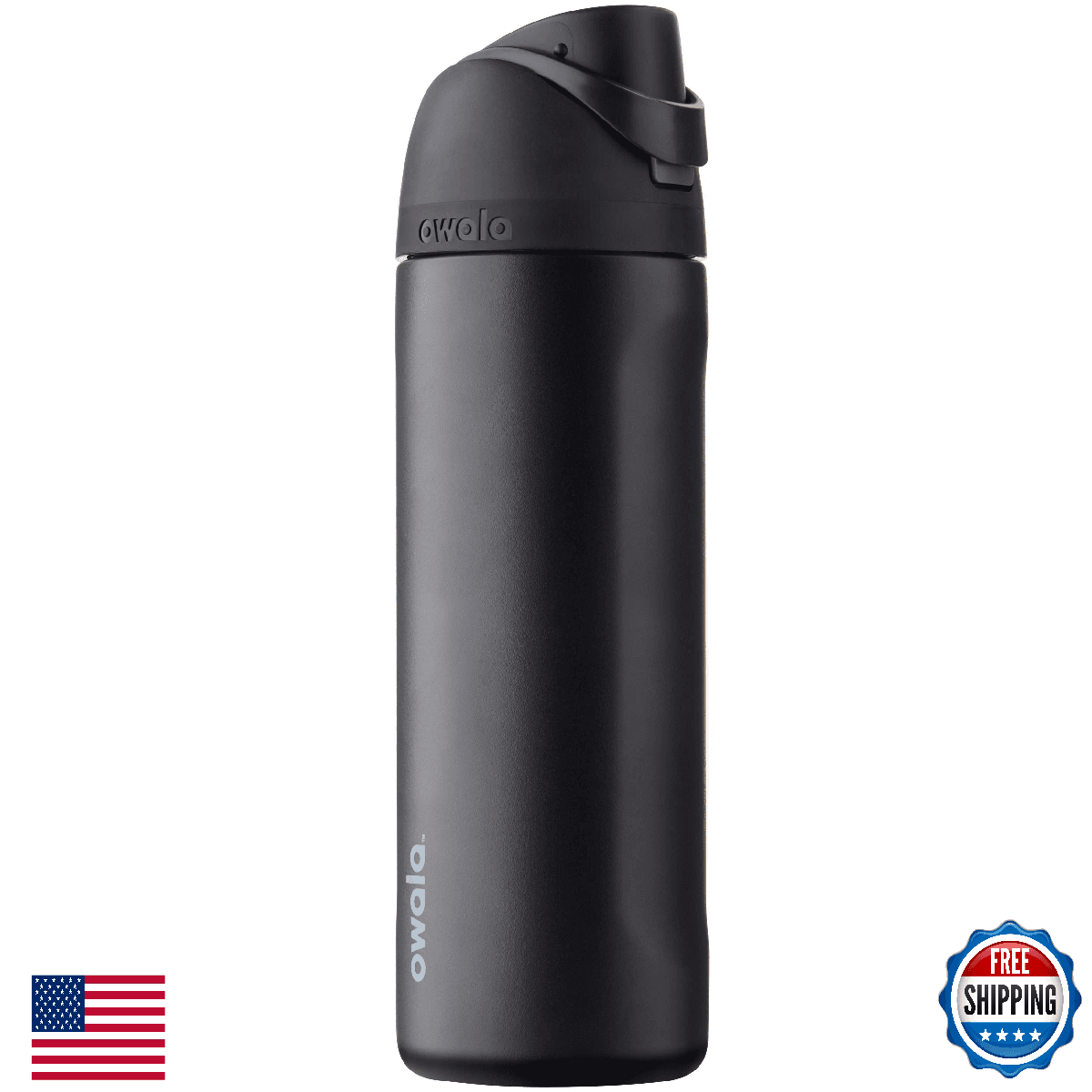 Owala FreeSip Insulated Stainless Steel Water Bottle w/ Straw, BPA-Free - Image 1