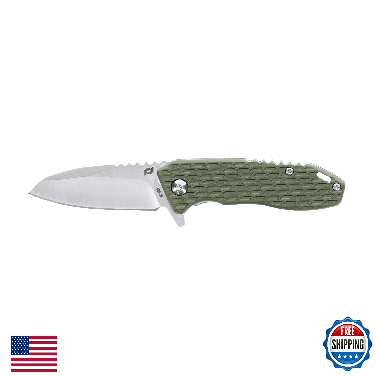 Schrade Delta Class Tenacity Folder 6in 2.5in AUS-10 Steel Blade Aluminum Handle - Image 1