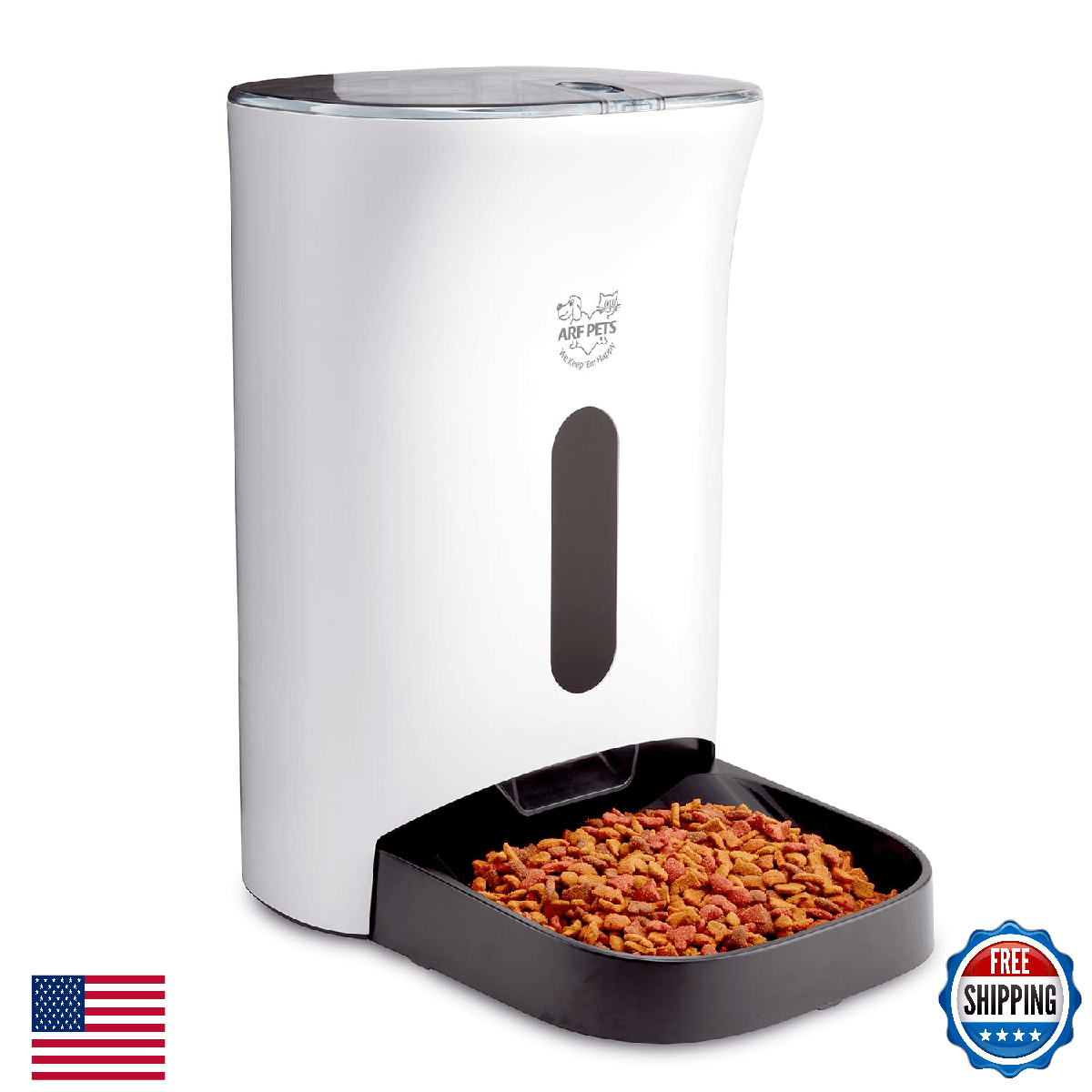 Arf Pets Automatic Pet Feeder Food Dispenser for Dogs, Cats & Small Animals – Fe - Image 1