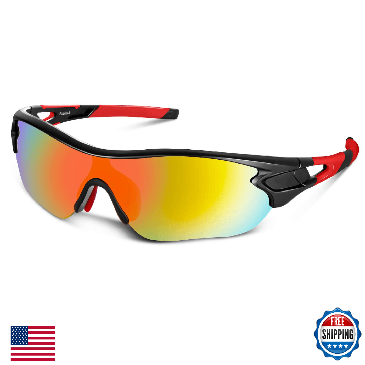 BEACOOL Polarized Sports Sunglasses Men Women Youth Baseball Cycling Running - Image 1