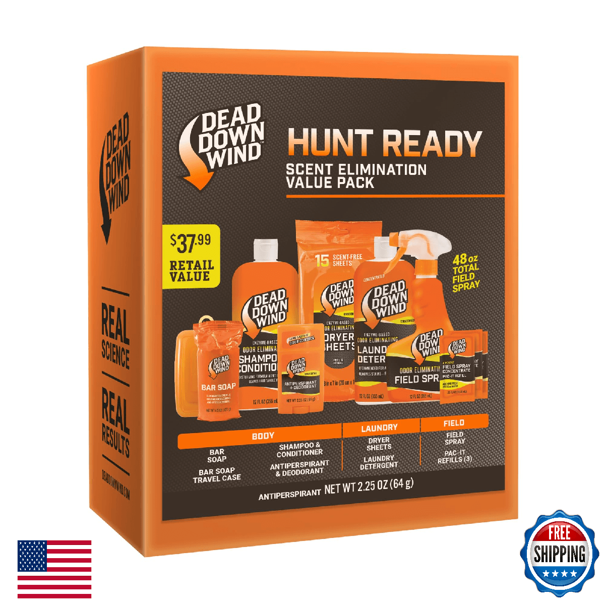 Dead Down Wind Hunt Ready 10 Piece Kit - Scent Killer for Hunting - Image 1