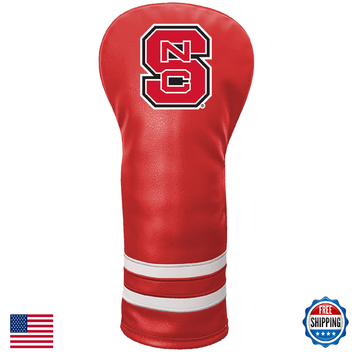 Team Golf NCAA North Carolina State Vintage Fairway Headcover - Printed - Image 1