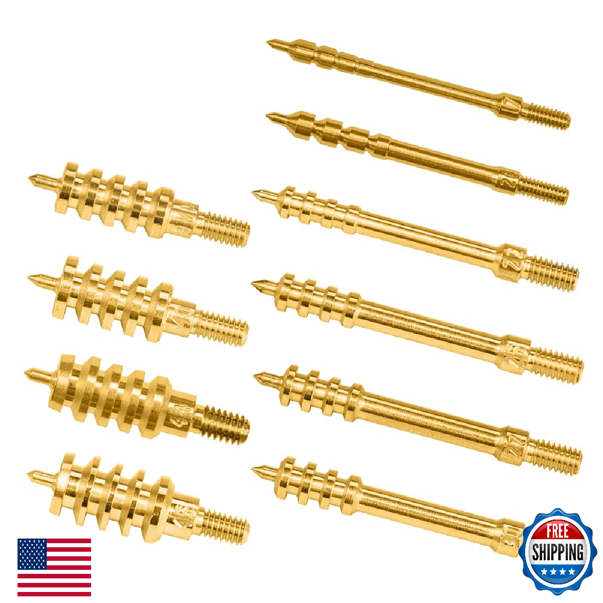 Otis Technology Jag Set for Rifles & Pistols - 10 Pack Caliber Specific - Image 1
