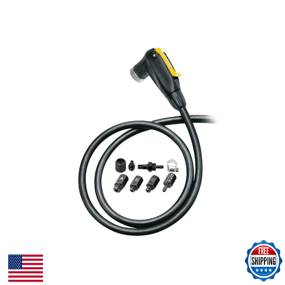 Topeak SmartHead Upgrade Kit – Universal Pump Head & Extra-Long Hose - Image 1