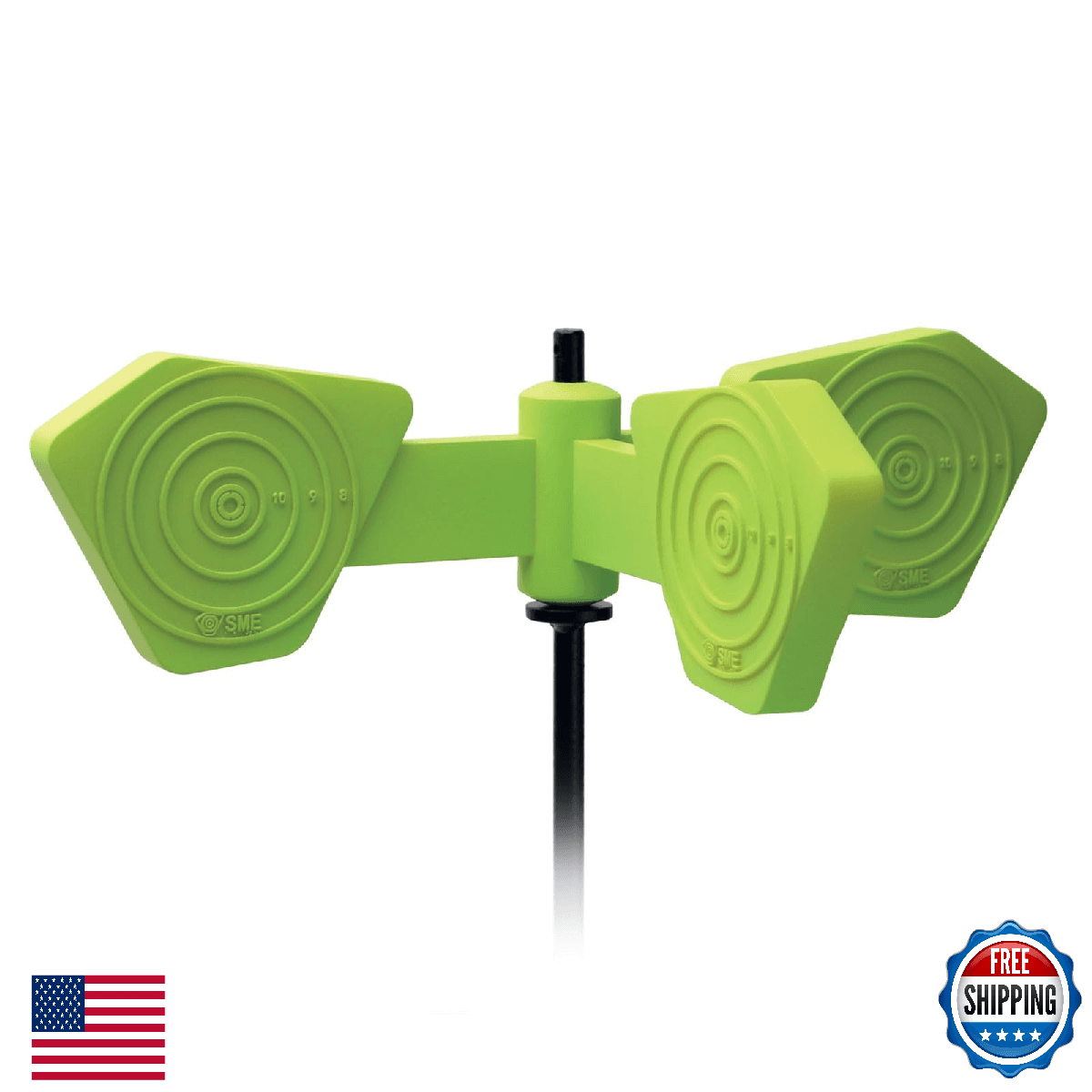 SME Self-Healing Windmill Target - All Calibers, Durable Steel Frame - Image 1
