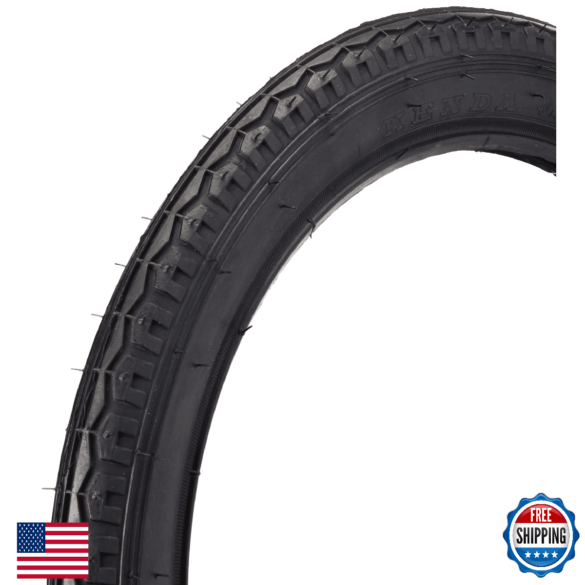 Kenda K123 Street BMX Tire 16x1.75 Black Steel - Image 1