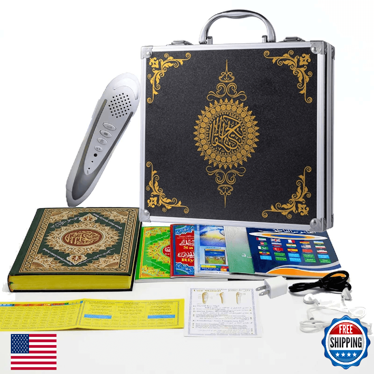 Quran Pen Reader Upgraded 32G - Digital Talking with Quran Book Read Pen - Image 1
