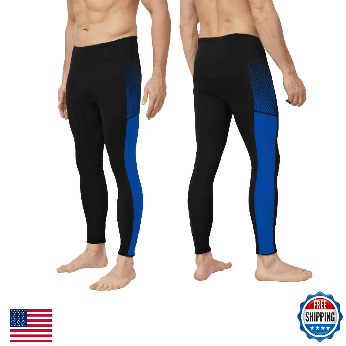 GoldFin Men 2mm Neoprene Wetsuit Pants for Water Sports Snorkeling Diving Surfin - Image 1