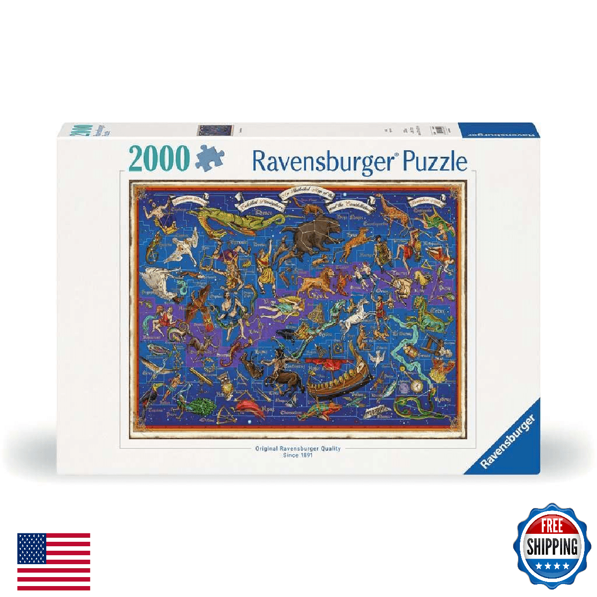Ravensburger - Constellations - 2000 Piece Jigsaw Puzzle - Stunning Imagery - Be - Image 1