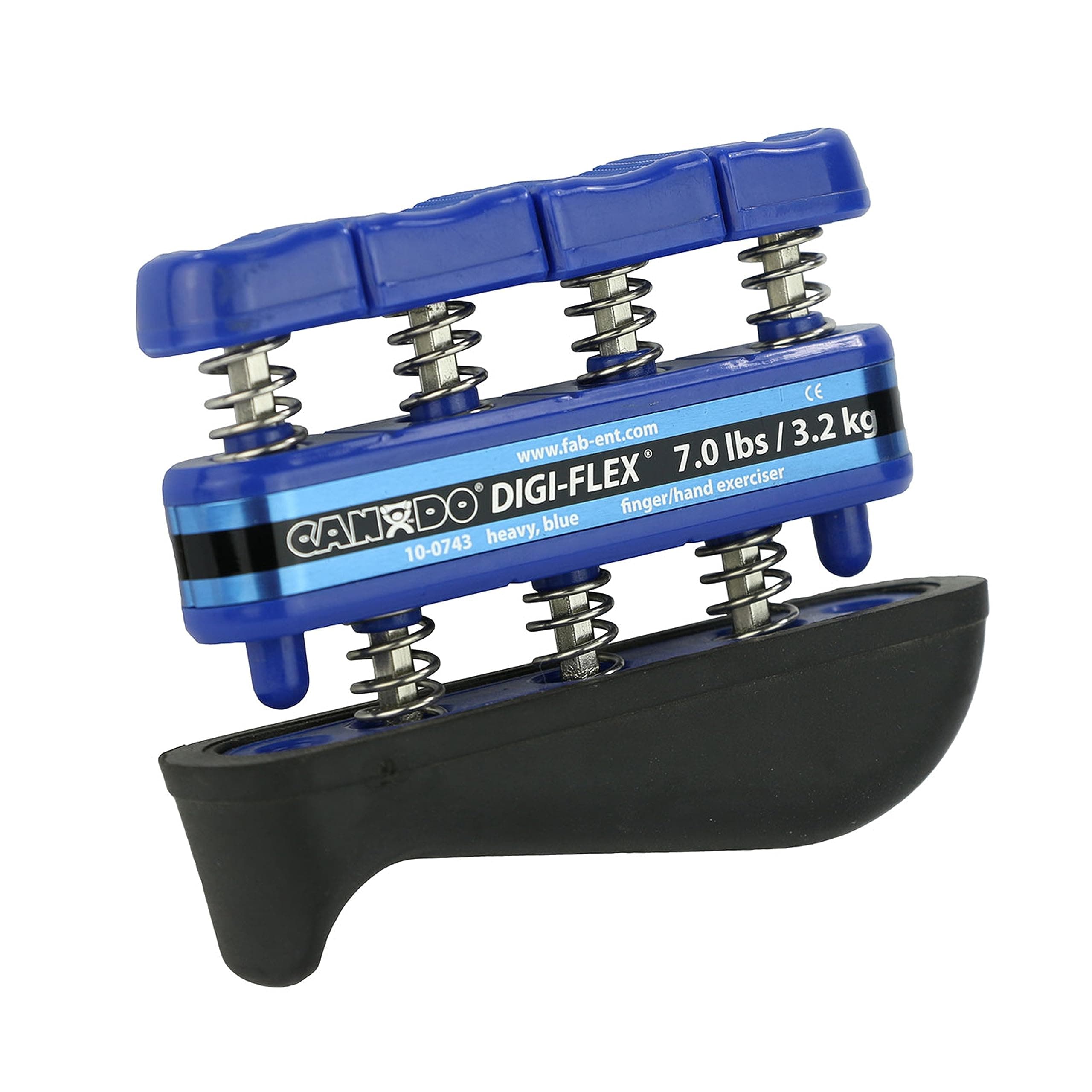 CanDo Digi-Flex Hand/Finger Exerciser Blue-Heavy - Strength & Dexterity - Image 1