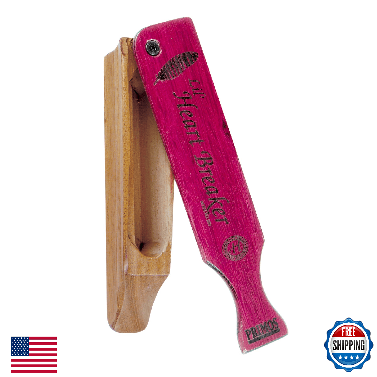 Primos Lil' Heartbreaker Turkey Box Call 230 - Premium Wood, High-Pitched Tones - Image 1