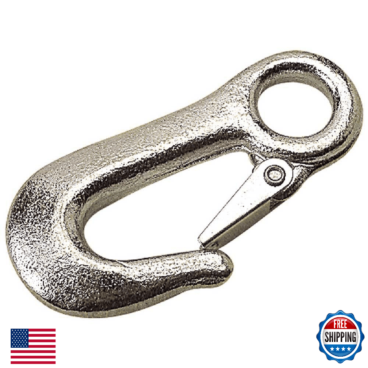 Sea-Dog Heavy-Duty Electrogalvanized Steel Utility Snap 4.25in 7,000lb Strength - Image 1