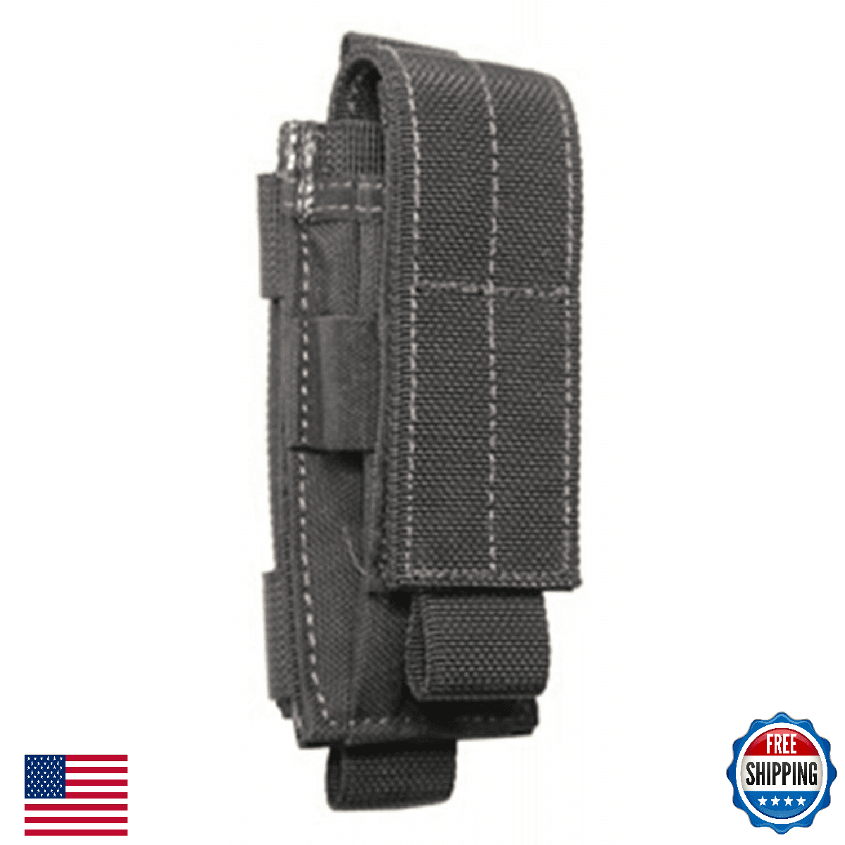 MAXPEDITION Single Sheath (Black) - Durable EDC Pouch - Image 1