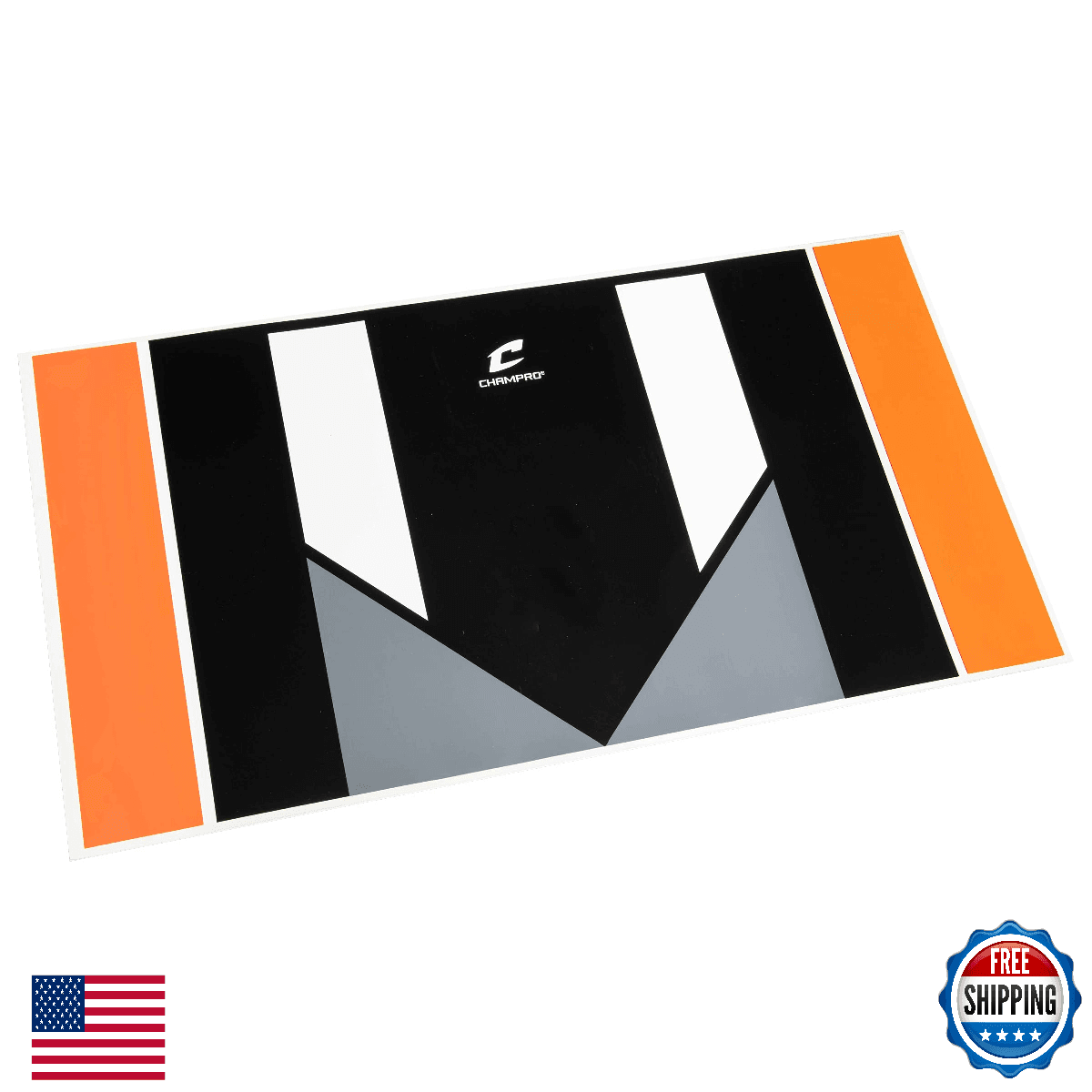 The Zone Extended Training Home Plate w/ Color Highlights - Pitching & Batting - Image 1