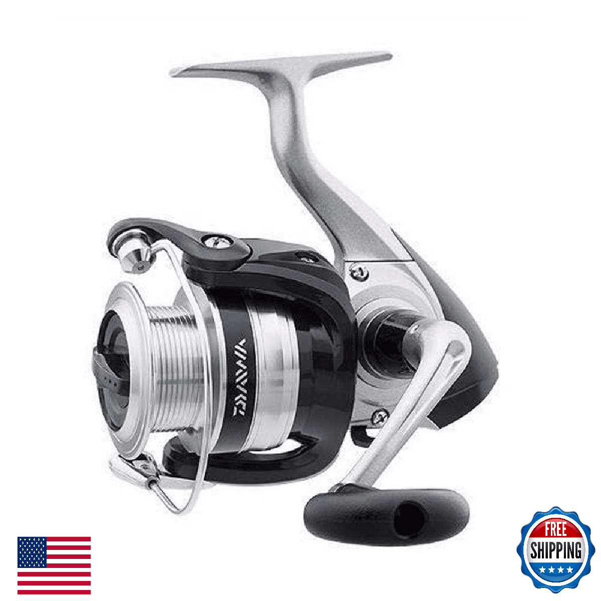 Daiwa Strikeforce SF2500-B Spinning Reel, 5.3:1 Gear, 170/8 Line, Medium-Light - Image 1
