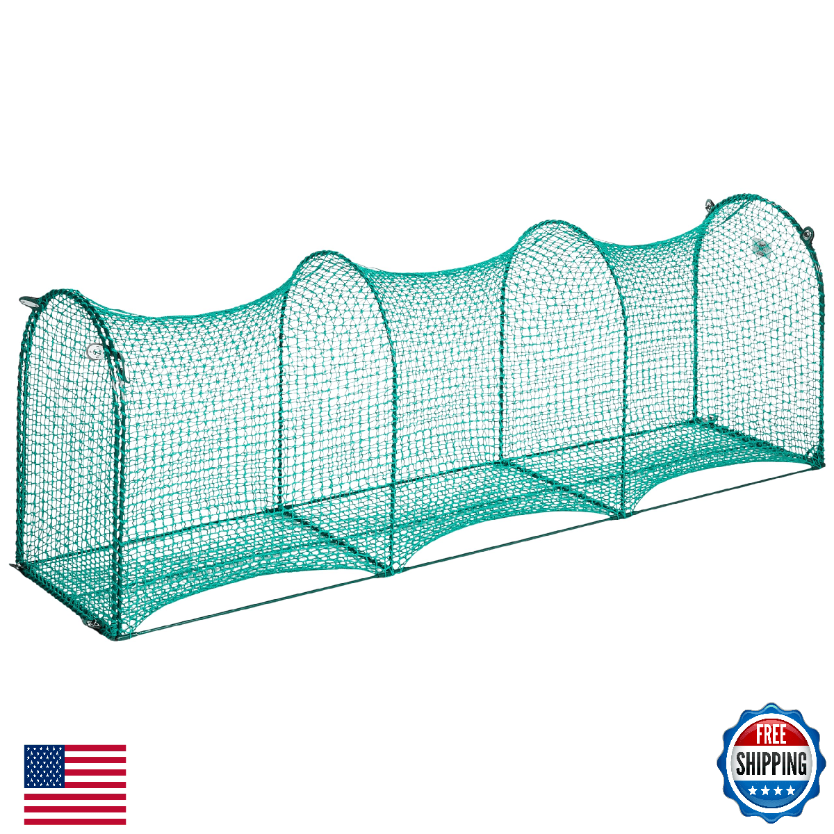 Kittywalk Outdoor Net Cat Enclosure for Decks, Patios, Balconies 18"x 24"x 4.5" - Image 1