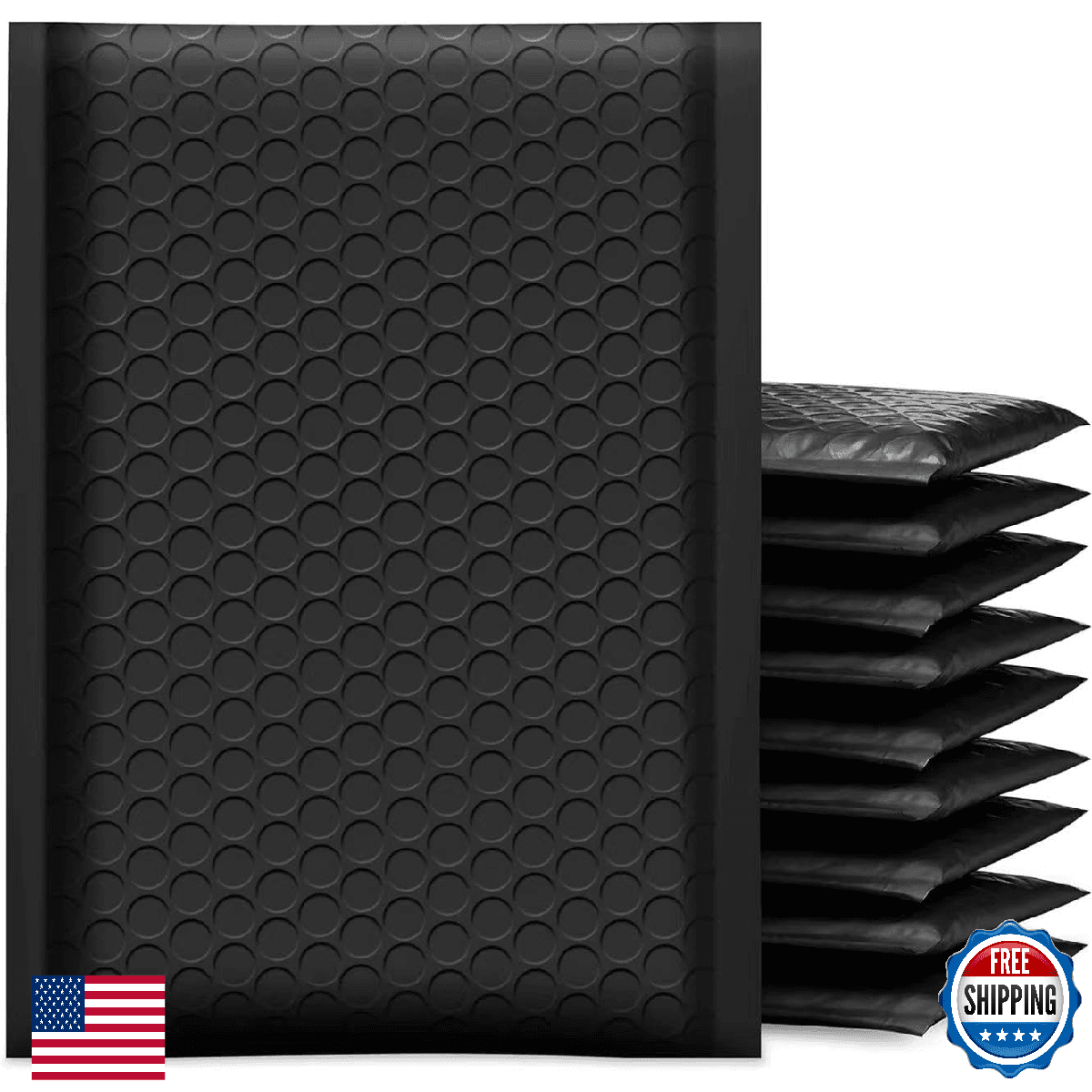 FCLMHD 100pcs 6x10 Waterproof Bubble Mailers Envelopes Self Seal Shipping Bags B - Image 1