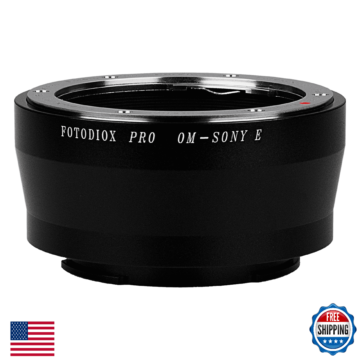 Fotodiox Pro Lens Mount Adapter, Olympus OM Zuiko Lens to Sony NEX (E-Mount) Cam - Image 1