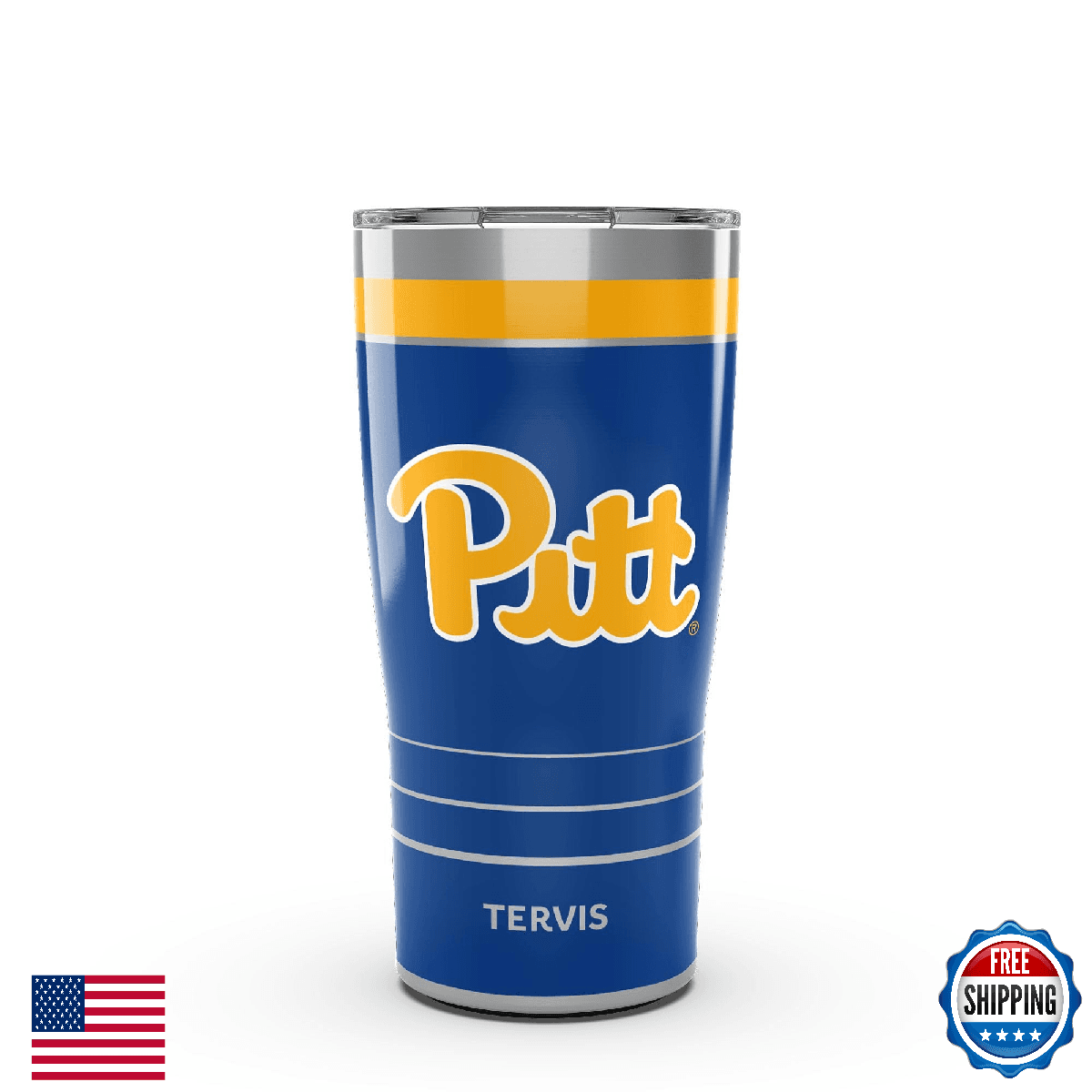 Tervis Traveler Pittsburgh Panthers MVP Triple Insulated Tumbler Travel Cup - Image 1