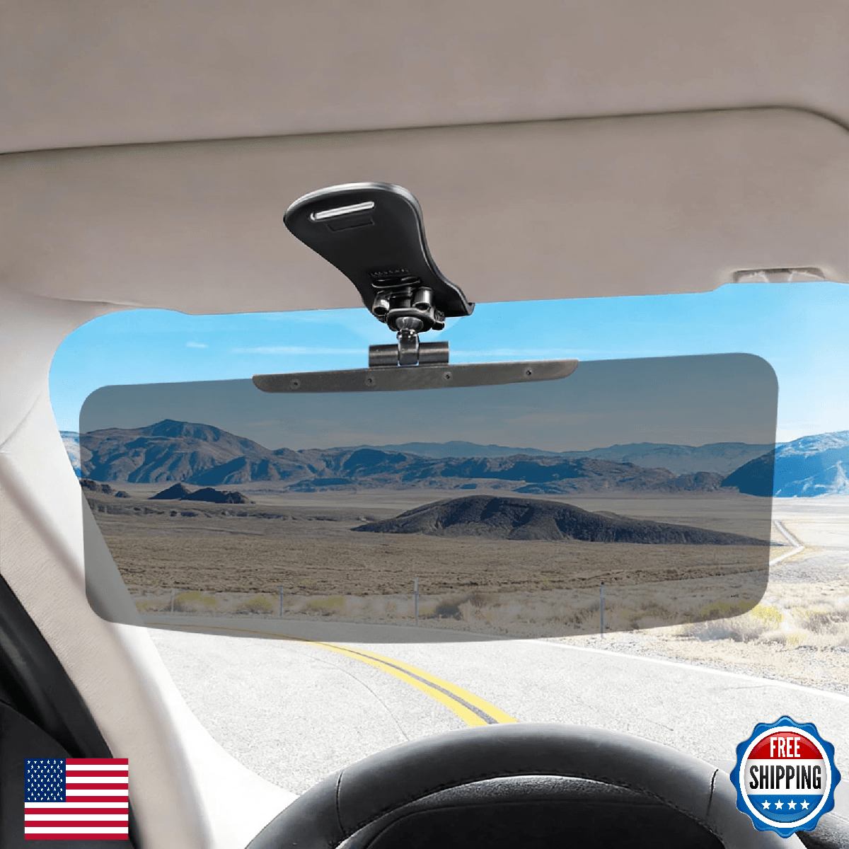 DOOUBAO Sun Visor for SUV, Sun Visor Extender for Car Easy to Install, UV400 Ant - Image 1