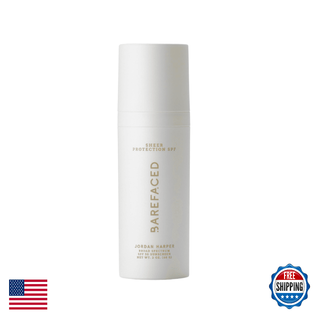 Barefaced Sheer Protection SPF 50+ – Broad-Spectrum Face Sunscreen for women wit - Image 1