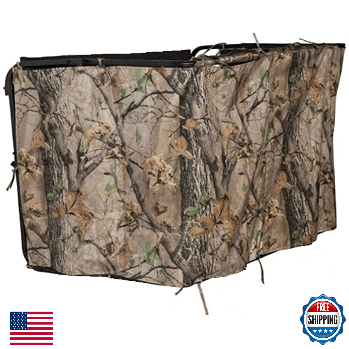 Muddy Deluxe Universal Blind Kit - Weather-Resistant Camo for Elevated Stands - Image 1