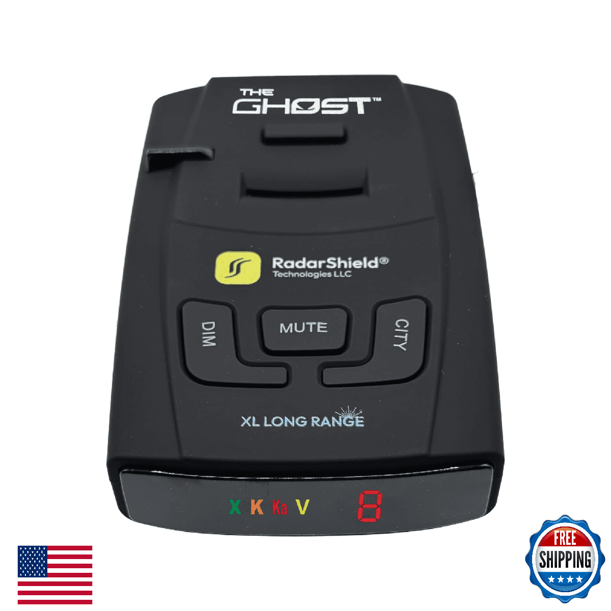 RadarShield Advanced Car Radar Detector: Long Range, Laser, IVT Filter, Mount, 1 - Image 1