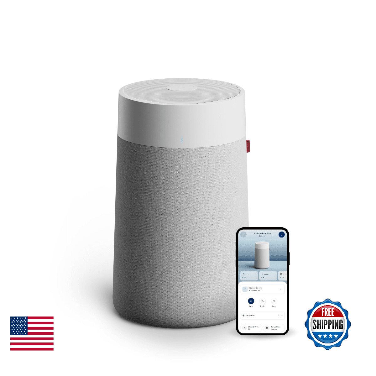 Blueair Air Purifiers for Medium Rooms, Bedroom, Kitchen, Cleans 1,858 sqft in o - Image 1