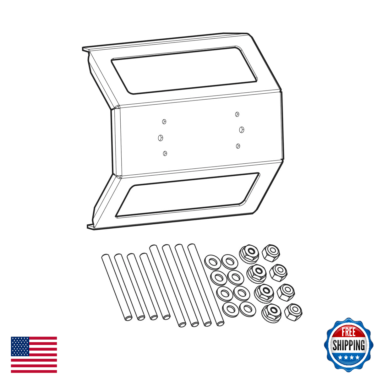 Humminbird 740176-1 IDMK S12R - in-Dash Mounting Kit SOLIX 12 Models - Image 1