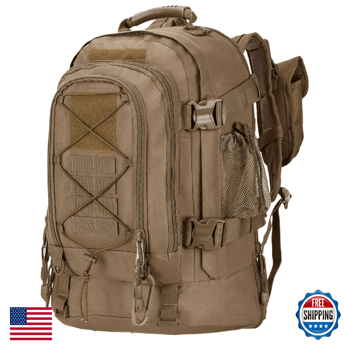 Miramrax Tactical Backpack Military Hiking Daypack Molle 3-Day Assault Pack - Image 1
