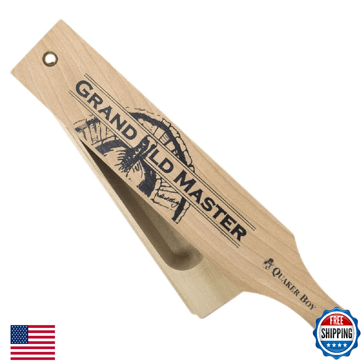 Quaker Boy Grand Old Master Turkey Box Call - Dick Kirby Original Wood - Image 1