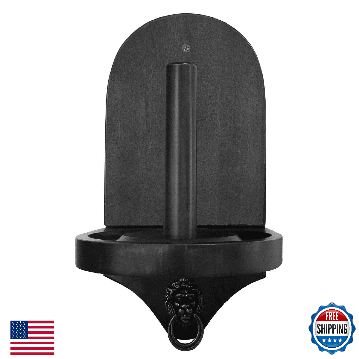 Hathaway Premier Wall-Mounted Cone Chalk Holder, Black - Image 1