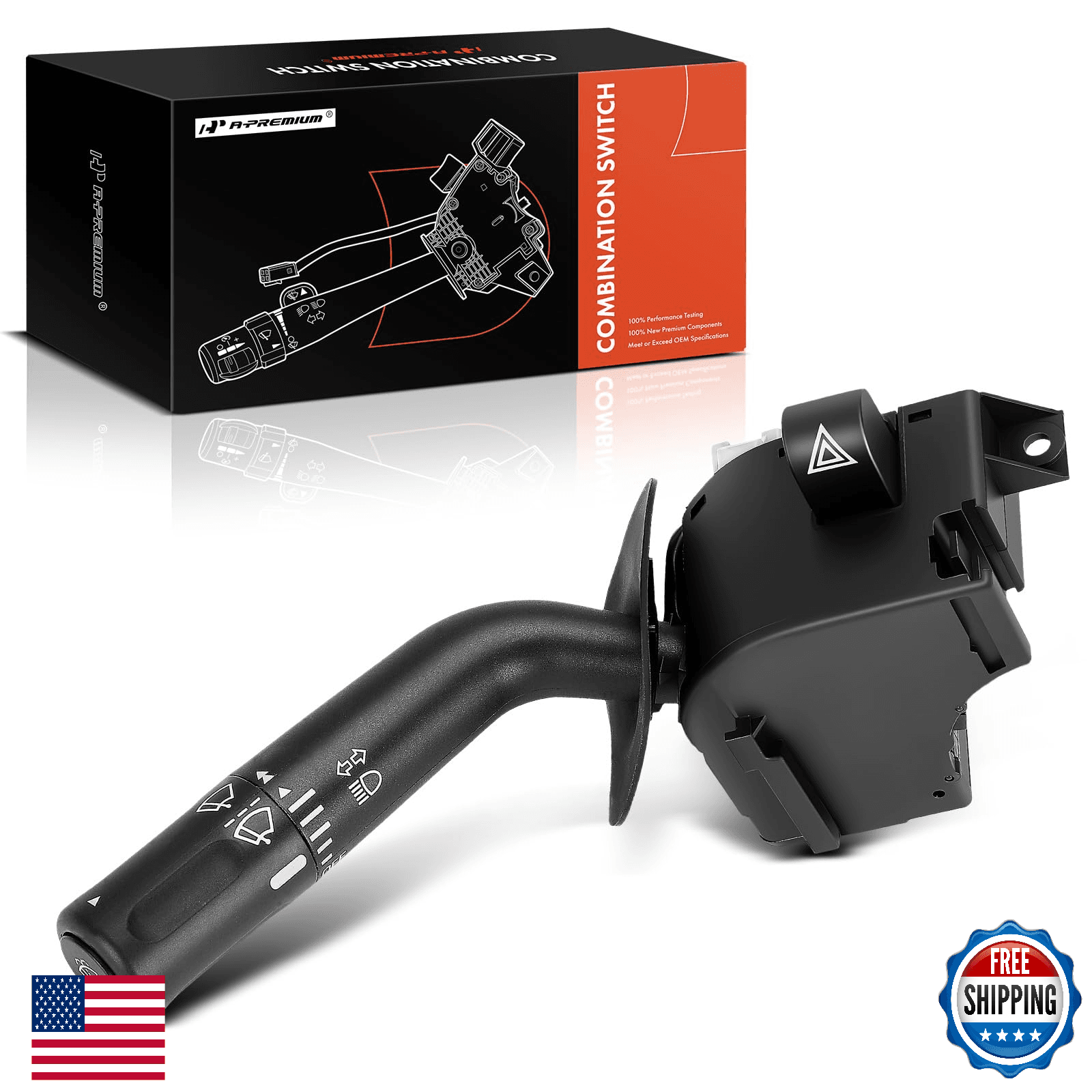 A-Premium Turn Signal Headlight Wiper Switch Ford F-150 04-05 4.6L V8 - Image 1