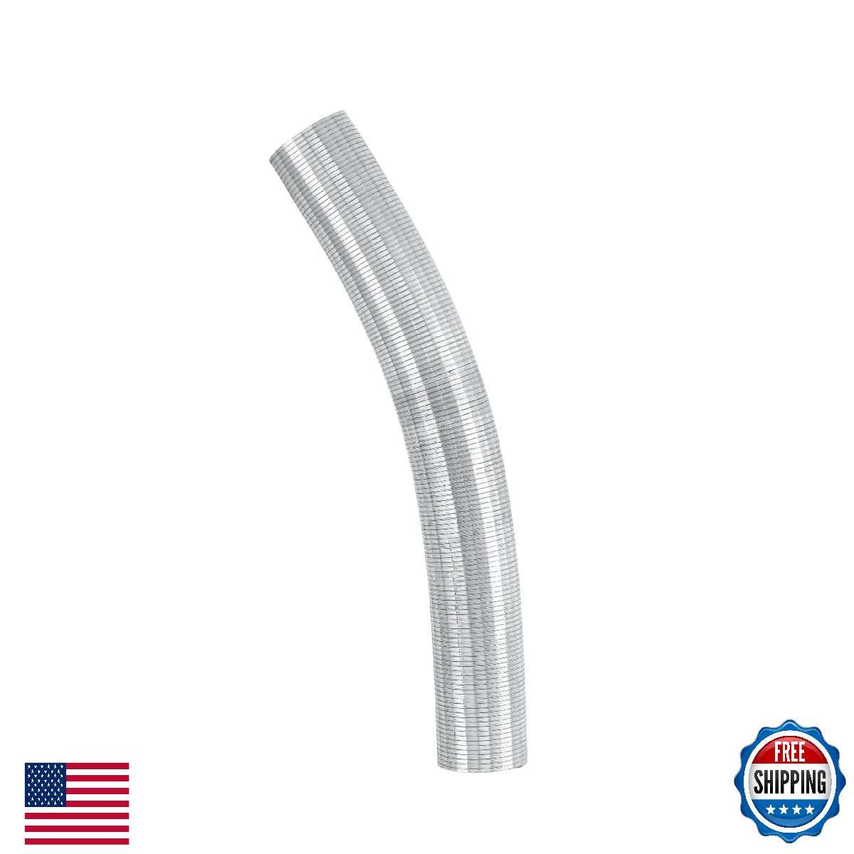 TORDXICS Universal Exhaust Flex Pipe Flex Tube 36in 3ft Length 5in ID - Image 1