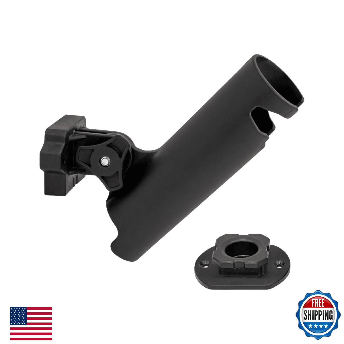 Eskimo E-Hub Deadstick Holder Fishing Rod Locking Black Connection System 445 - Image 1