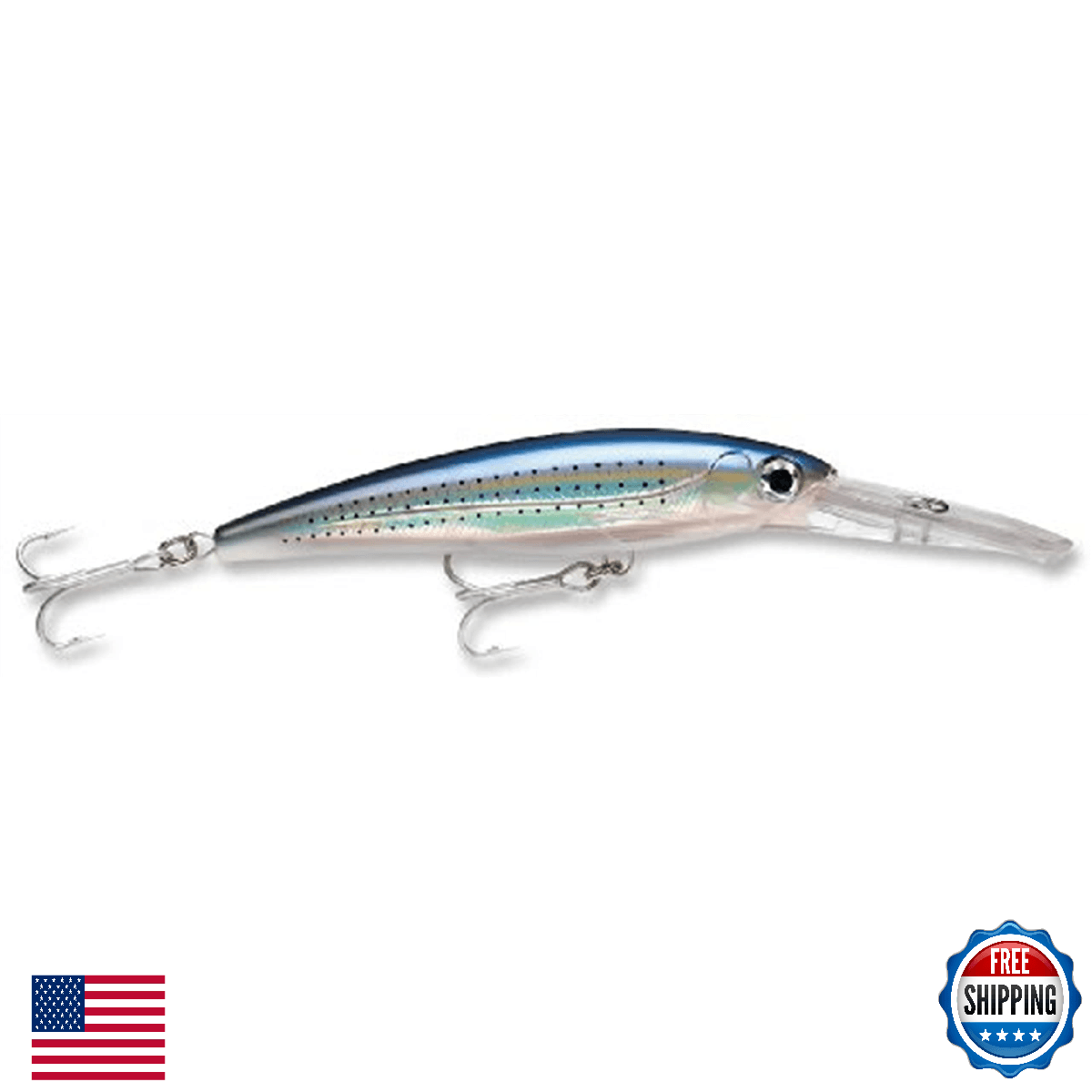 Rapala X-Rap Magnum 15 Spotted Minnow Fishing Lure, 5.5 in - Image 1