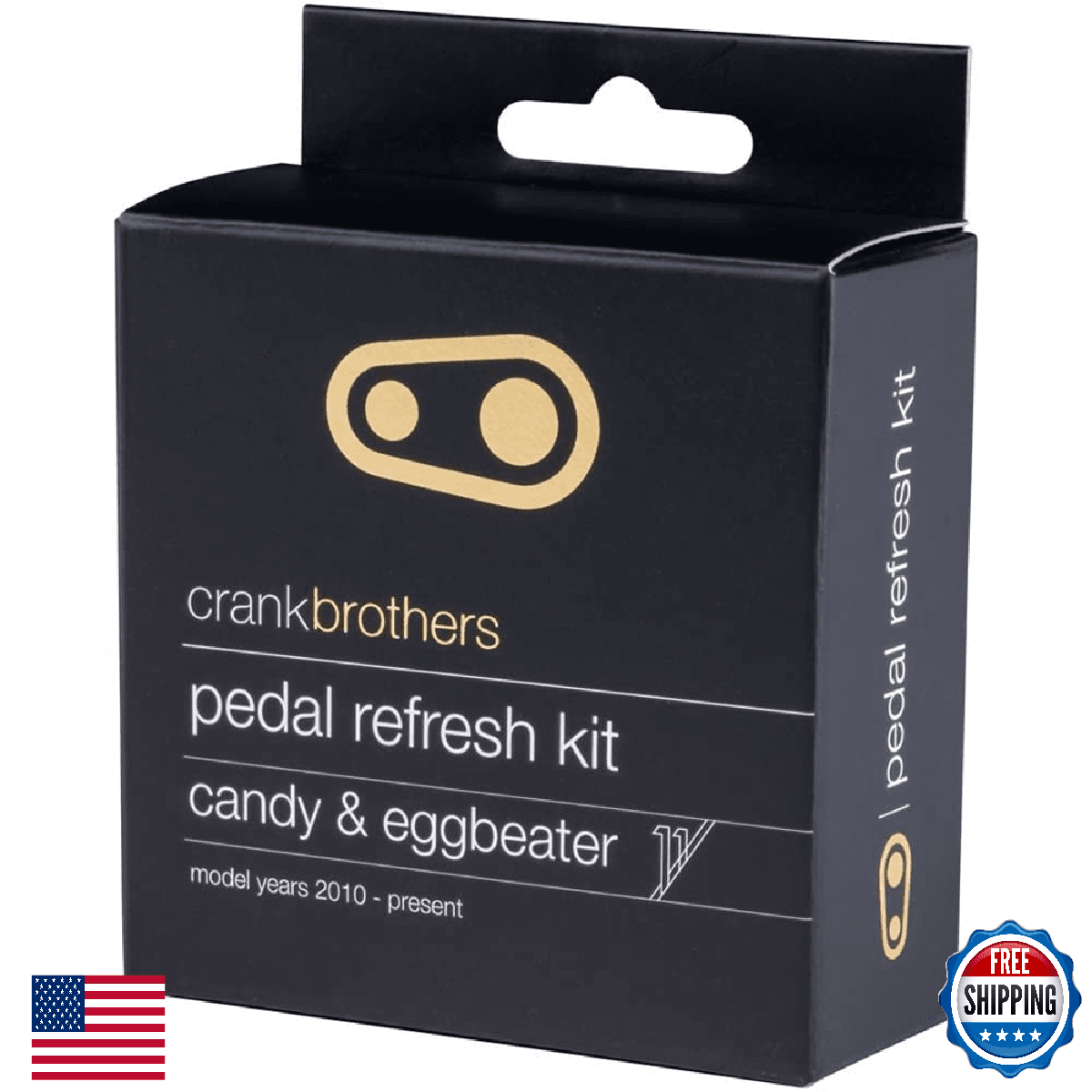 Crankbrothers Refresh Kit Eggbeater/Candy 11 pedals Black OE part - Image 1