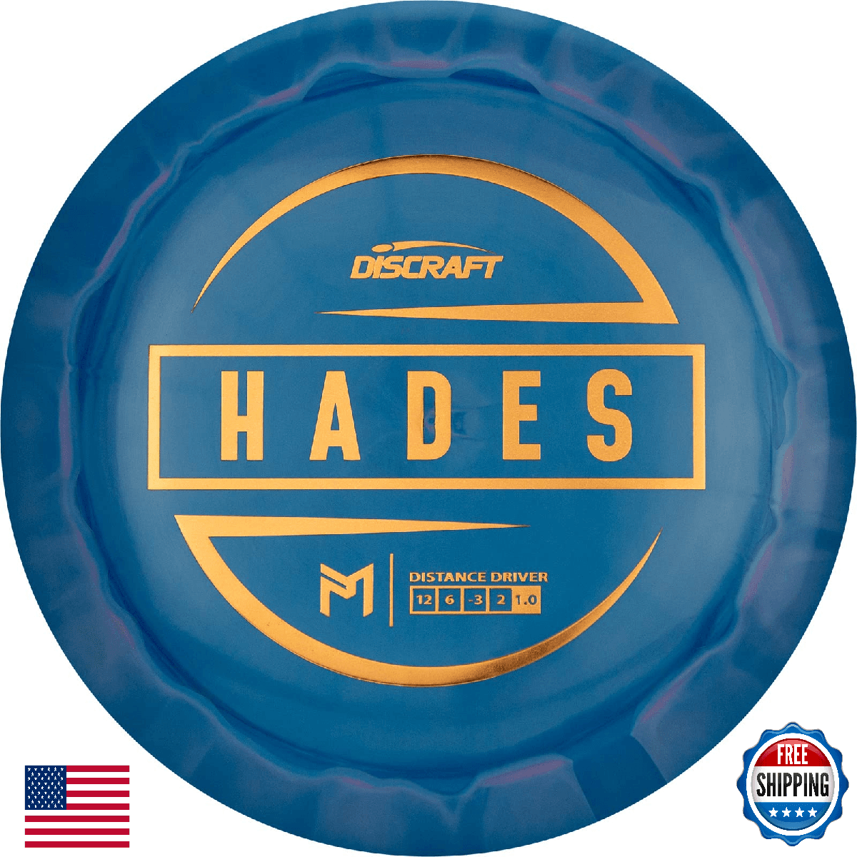 Discraft Paul McBeth 167-169g Hades Driver Golf Disc - Understable - Image 1