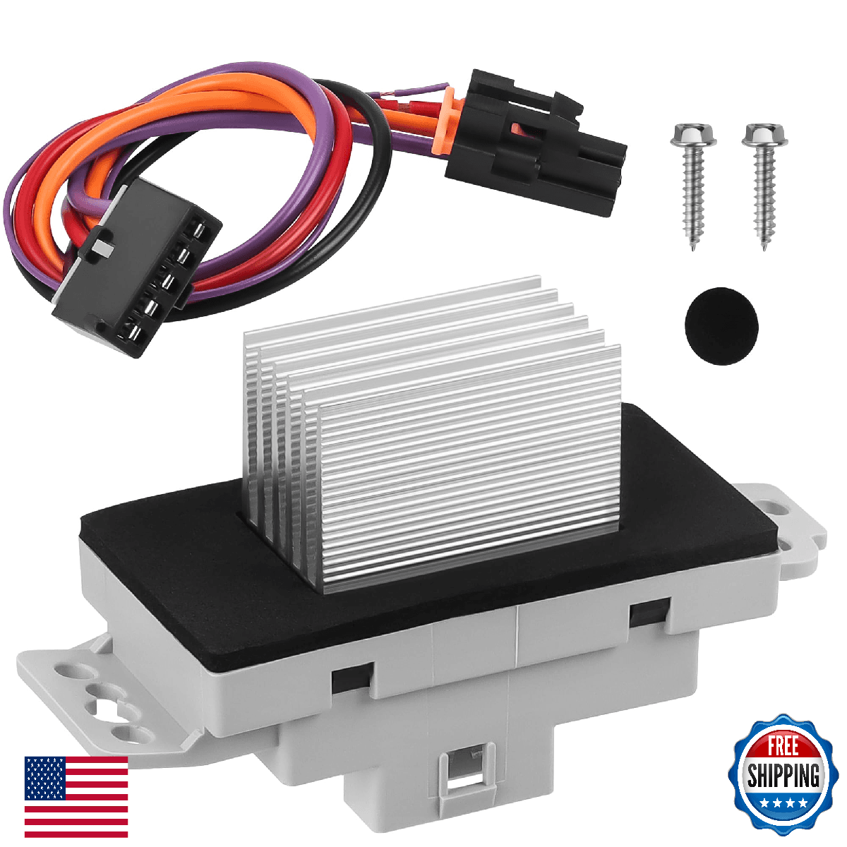 15-81773 HVAC Blower Motor Resistor Kit w/Harness 03-06 Silverado Tahoe Sierra - Image 1