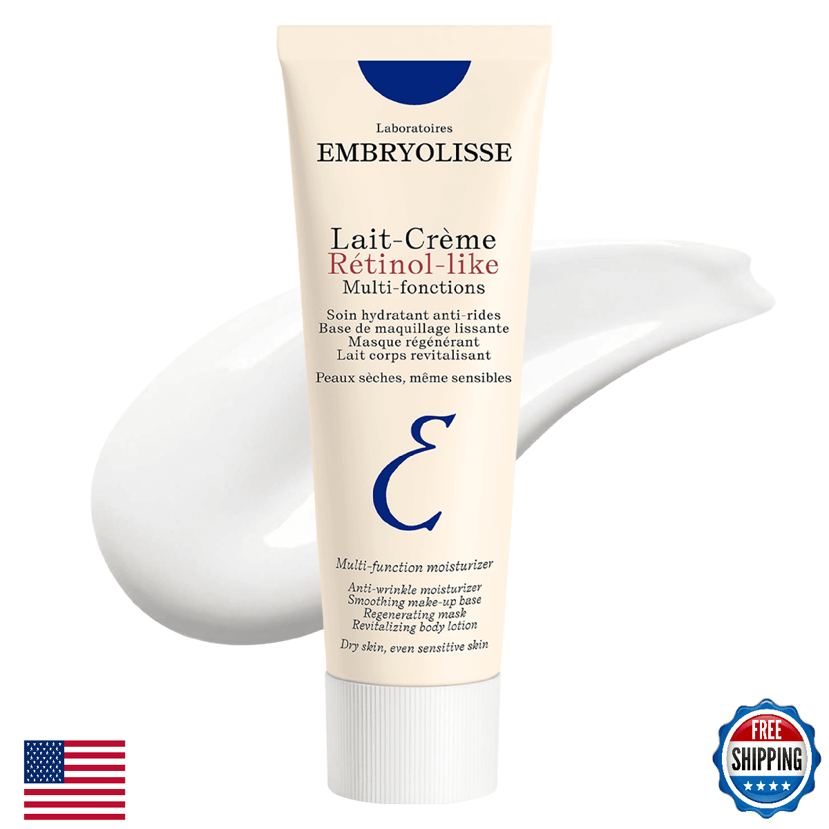 Embryolisse Lait-Crème Retinol Alternative Anti-Aging Face Moisturizer & Makeup - Image 1
