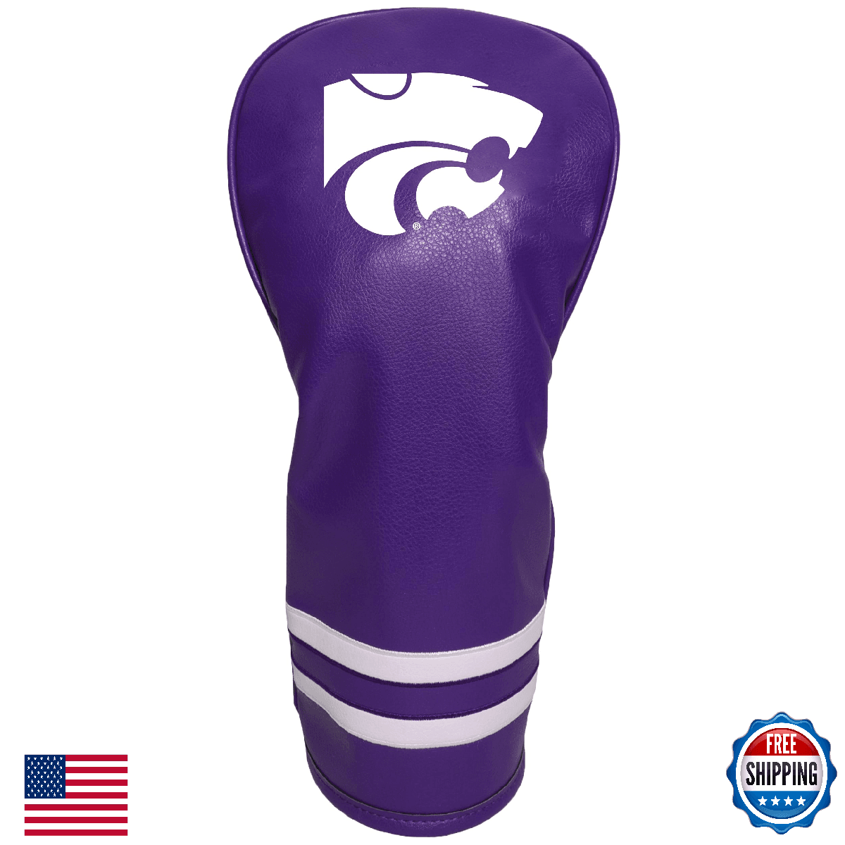 Team Golf NCAA Vintage Fairway Hybrid Utility Club Headcover, All Sizes - Image 1