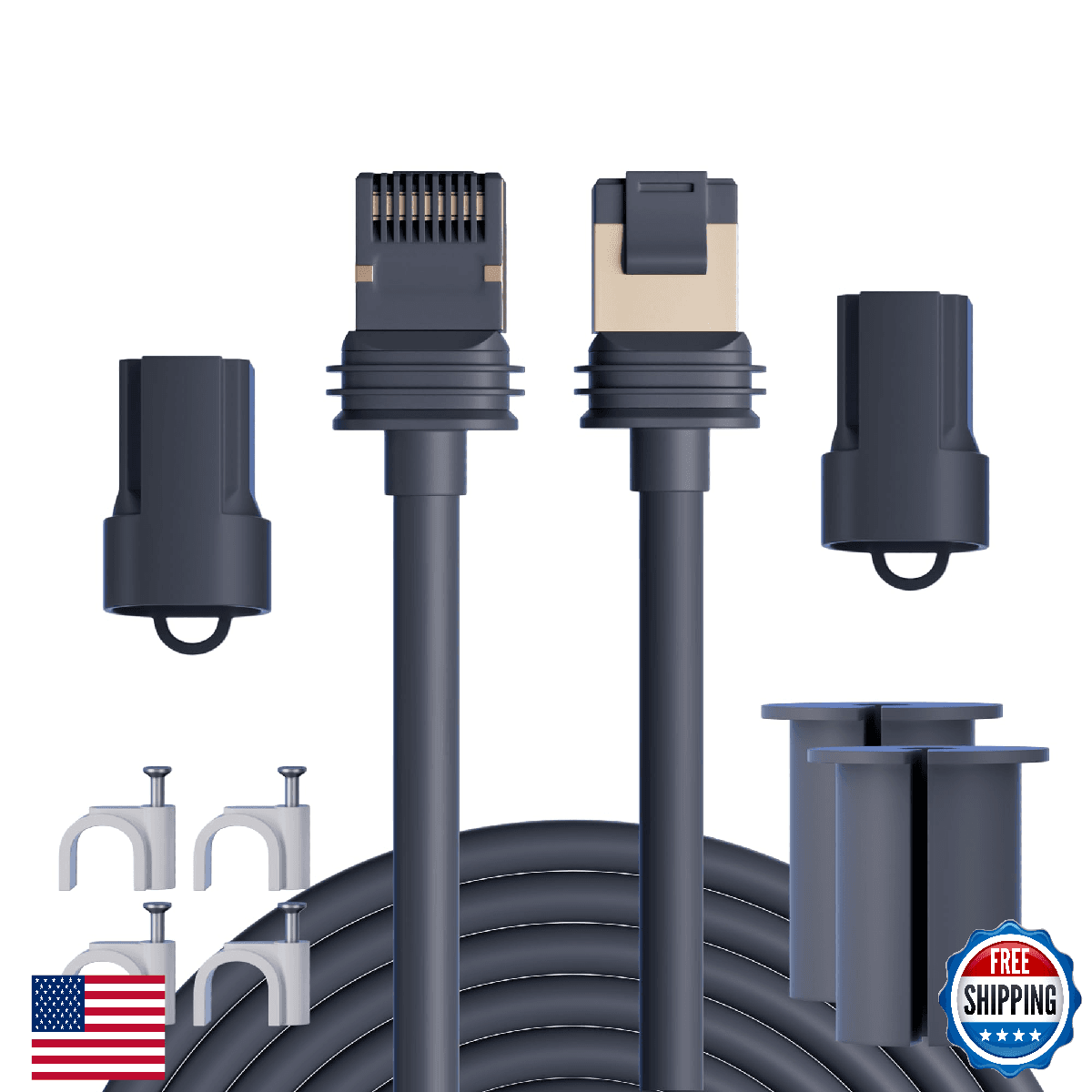 for Starlink Gen 3/Mini Cable 50FT/15M Ethernet Replacement Cable for Standard V - Image 1