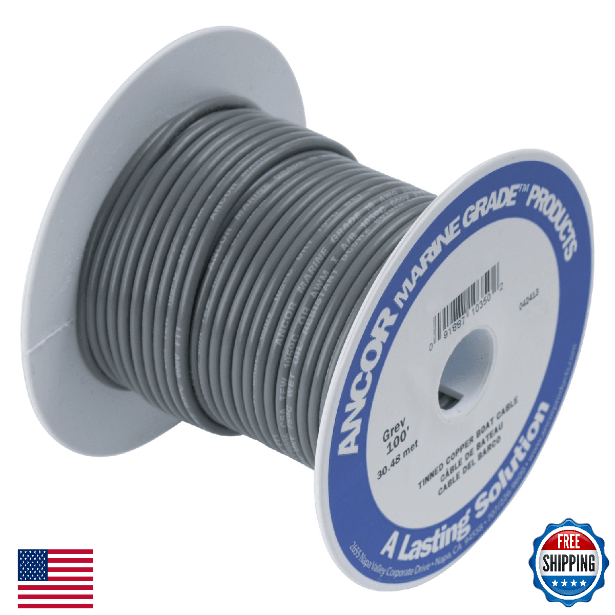Ancor 102410 Marine Grade Tinned Copper Boat Wire 16-Gauge - Image 1