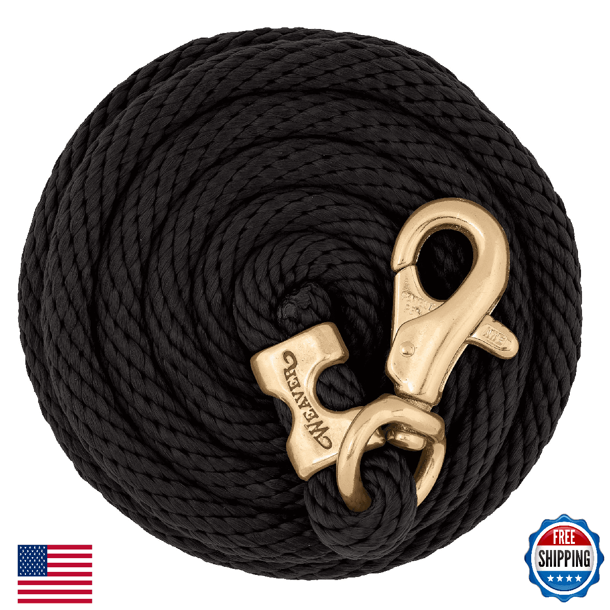 Weaver Equine Performance Lead Rope, Long Horse Lead with Quick Halter Snap - Image 1