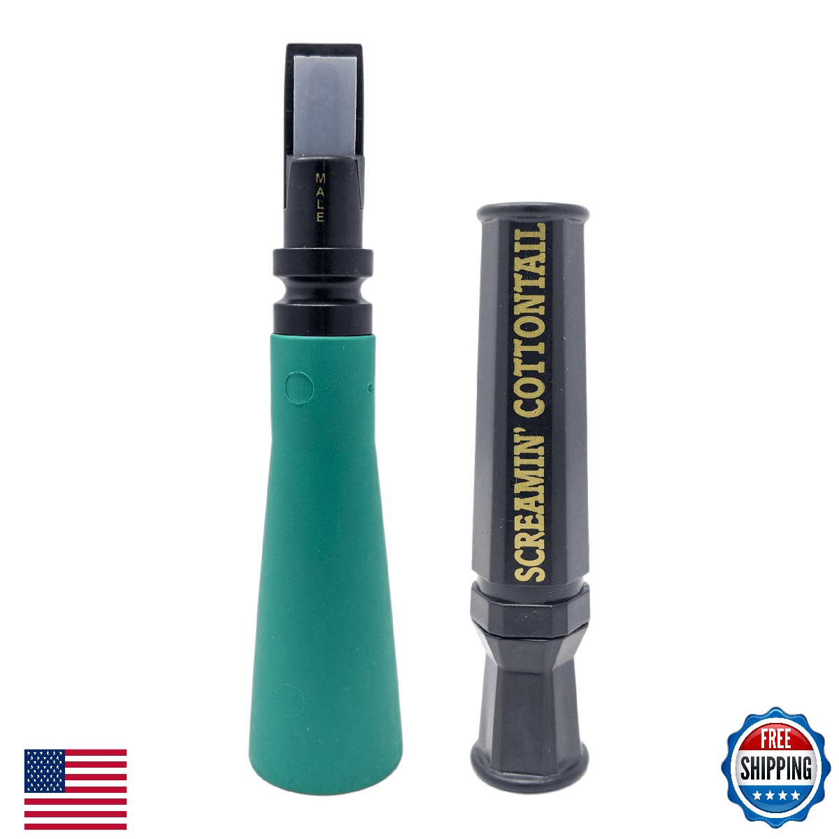 Quaker Boy Coyote 2-Pack: Alpha Male Howler & Screamin' Cottontail Calls - Image 1