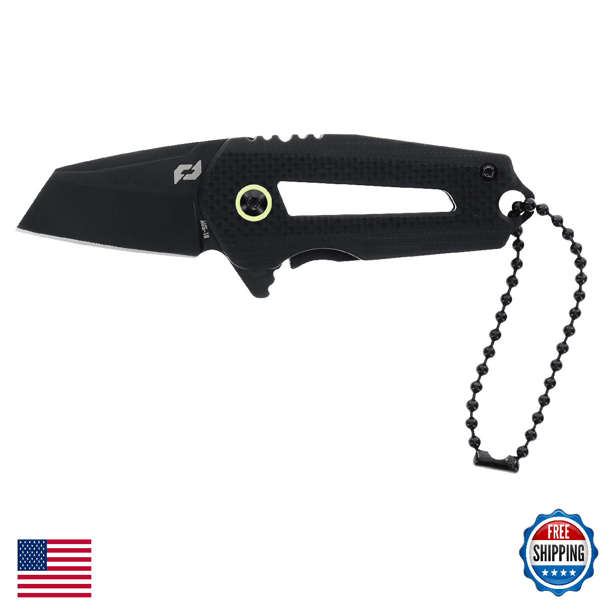 Schrade Delta Class Roadie Folder, 3.75" 1.5" AUS-10 Steel Blade, G10/S Handle - Image 1