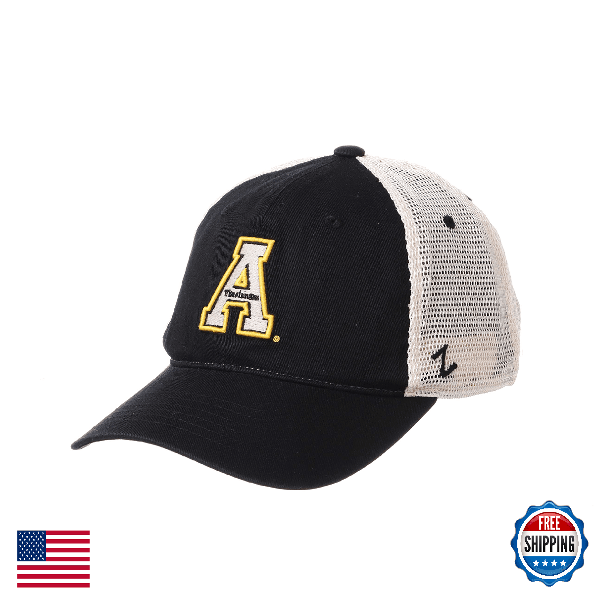 Zephyr Men's Standard Adjustable University Hat Team Color Appalachian State - Image 1