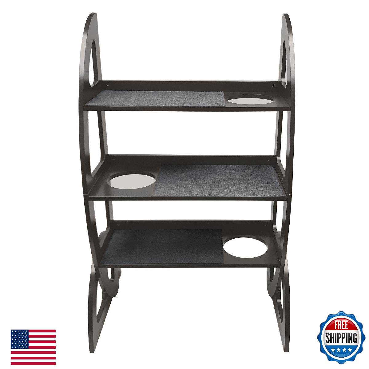 Penn-Plax Hanging Cat Tree Contemporary Cat Walk – 2 Different Setups: Free Stan - Image 1