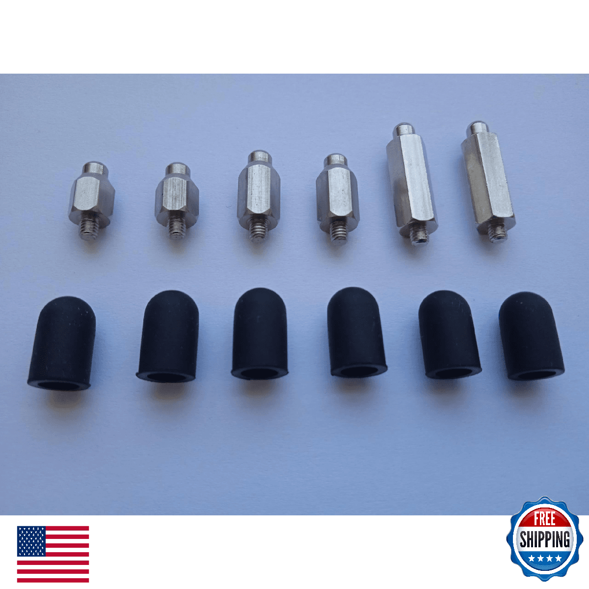 FREWIK Replacement Contact Point w/ Conductive Silicone Rubber Cap for Dog Shock - Image 1