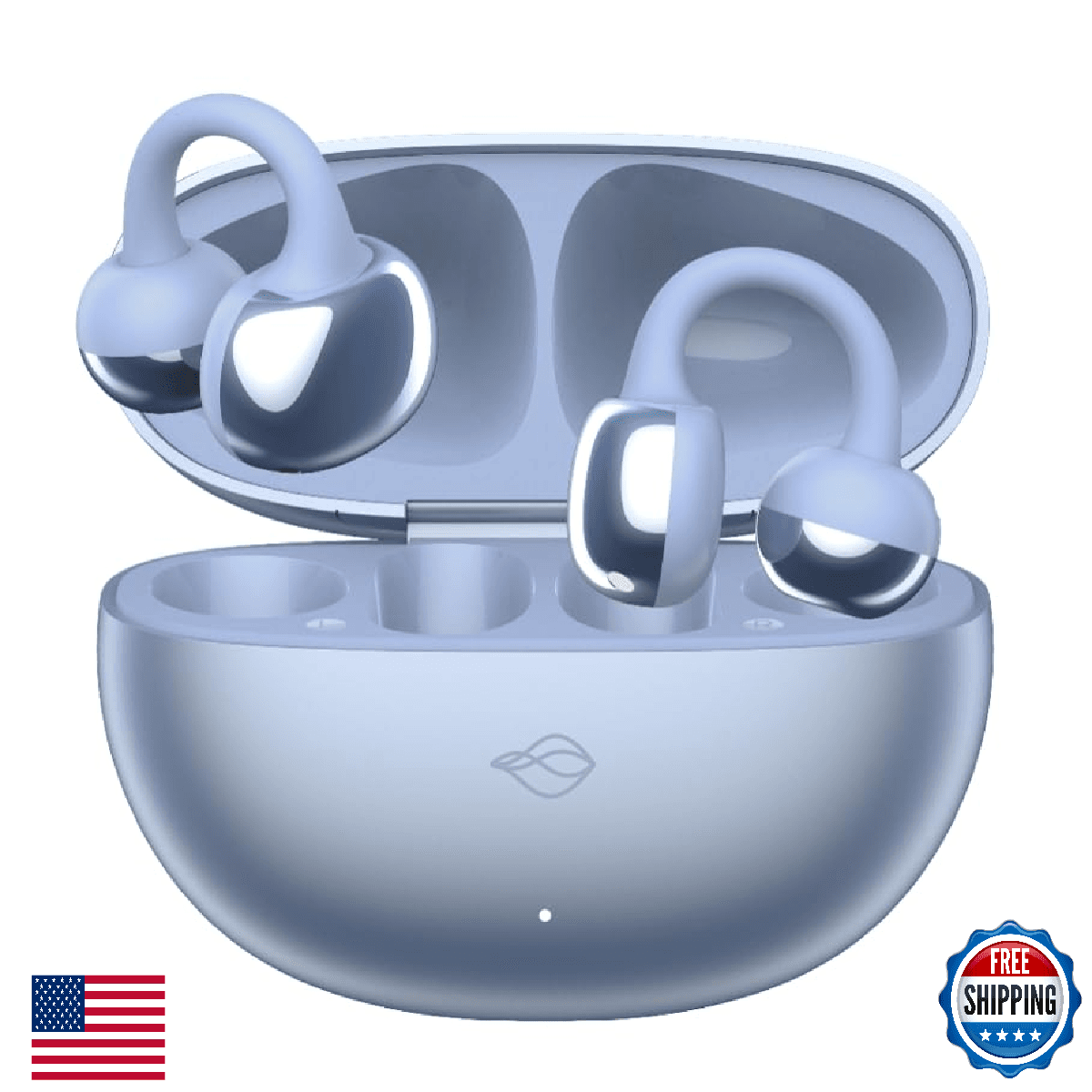 THINKAR SoraClips Open Ear Earbuds, 4.6G Ultra Lightweight Clip On Headphones, 3 - Image 1